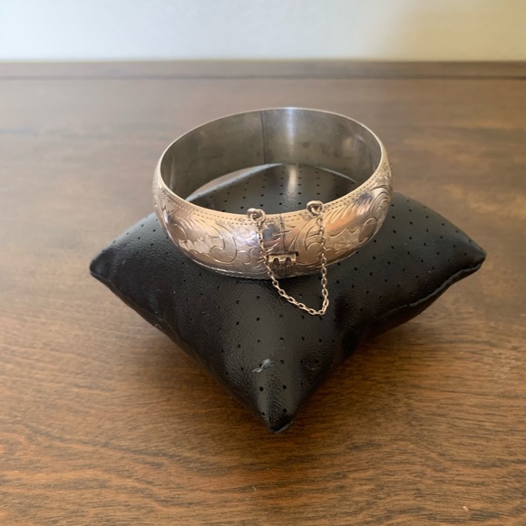 VINTAGE 925 STERLING SILVER BRACELET - Picture 8 of 11